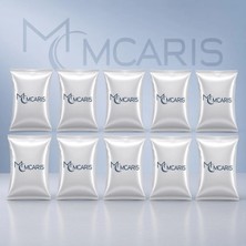 Mcaris 10'lu Buz Jeli Soğutucu Paket Seti - Soft Ice Pack Jel Buz Torbası (Gümüş Beyaz) (Kargo Dahil)