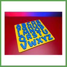 Bezos 3D Baskı A-Z Büyük Harf Alfabe Puzzle - 26 Parçalı Eğitim Seti Mgc