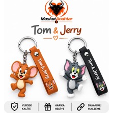 Tom ve Jerry Silikon Anahtarlık