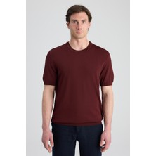 D'S Damat Twn Slim Fit Pas Düz Örgü Rayon T-Shirt