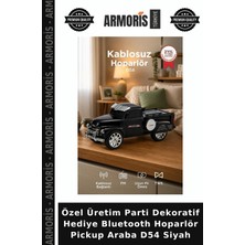 Armoris Özel Üretim Parti Dekoratif Hediye Bluetooth Hoparlör Pickup Araba D54 Siyah