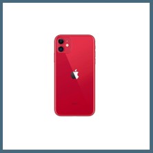 Bezos Iphone 11 Uyumlu Boş Kasa + Kapak Kırmızı Agc