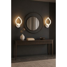 Markatech MS53005-1 Beyaz 3 Renk LED Aplik 2 Adet Takım