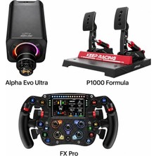 Simagic Alpha Evo Ultra Fx Pro P1000 Formula Direksiyon Seti Bundle
