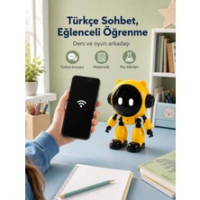 Mossem Türkçe Konuşan Yapay Zeka Robotu Çocuklar Için Eğitici Oyun ve Ders Arkadaşı