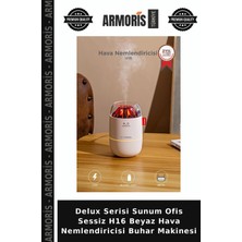 Armoris Delux Serisi Sunum Ofis Sessiz H16 Beyaz Hava Nemlendiricisi Buhar Makinesi