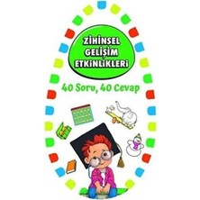 TeknoKapsül Zihinsel Gelişim Etkinlikleri 1 - 40 Soru 40 Cevap