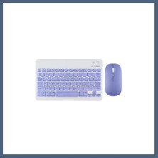 Bezos KYB71 Kablosuz Türkçe Q Klavye Mouse Set - Lila BZS10