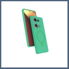 Bezos Redmi Note 13 Pro 4g Uyumlu Regal Magsafe Standlı Kapak - Yeşil BZS10
