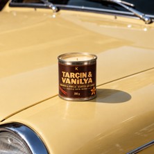 Kafna Tarçın & Vanilya Kokulu | Dekoratif Beton Mum - %100 Soya Wax | Kiremit | 200GR