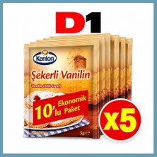 Bezos Kenton Şekerli Vanilin 10 Lu (5 Adet) MBT06