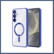 Bezos Samsung Galaxy A36 Uyumlu Kross Magneticsafe Kapak - Lacivert BZS10