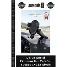 Armoris Delux Serisi Ekipman Hız Telefon Tutucu JX023 Siyah