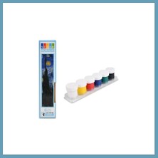 Bezos 121 6 Lı Akrilik Boya Pvc Şise MBT06