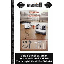 Armoris Delux Serisi Ekipman Buhar Makinesi Buharlı Temizleyici CX002B+CB902A