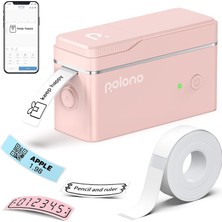 Tr Bantlı Etiketleme Makinesi, P31S Taşınabilir Bluetooth Etiket Yazıcısı, Dahili Kesici Mini
