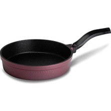Tr Granit Master Döküm Tava, 24 Cm, Mürdüm