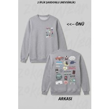 Zoka Wear Twilight Movie And Book Art2 Ön Arka Baskılı Bisiklet Yaka Sweatshirt