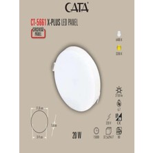Tr Ct 5661 LED Spot 20W 6400K Beyaz Işık