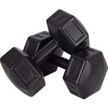 Tr 10 kg Siyah Dambıl Seti 10 kg x 2 Adet Toplam 20 kg Ağırlık Seti