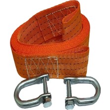 Tr Araç Çekme Halatı, Kumaş Çelik Puntalı, 3 Ton, 3 Metre, Turuncu