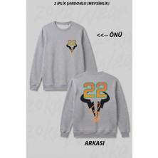 Zoka Wear Rafael Nadal Ön Arka Baskılı Bisiklet Yaka Sweatshirt