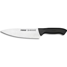 Pirge Ecco 19 cm Sebze Bıçağı 1 Adet Siyah Ergonomik Sap ile Paslanmaz Çelikten Üretildi