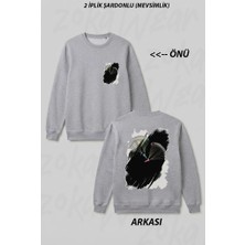 Zoka Wear Yamac Parasutu Paragliding Ön Arka Baskılı Bisiklet Yaka Sweatshirt