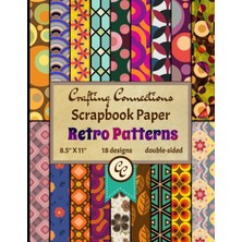 Tr Retro Scrapbook Paper 8.5 x 11 Double Sided: Retro Pattern Collection - Groovy Decorative Craft P