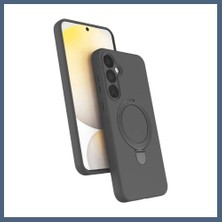 Bezos Samsung Galaxy A16 5g Uyumlu Regal Magsafe Standlı Kapak - Titan Gri BZS10