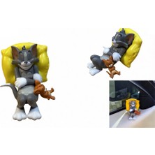 Viteksa Torpido Üstü Dekor Süs Tom Jerry Yapıştırmalı 9x7cm