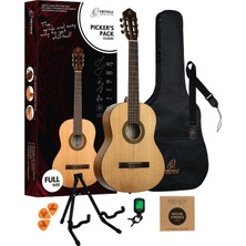 Ortega RPPC44 Picker’s Pack 4/4 Klasik Gitar Seti