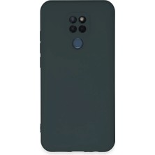 General Mobile Gm 20 Kılıf Nano Içi Kadife Silikon - Koyu Yeşil