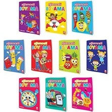 TeknoKapsül Eğlenceli Boyama Seti - 10 Kitap Takım