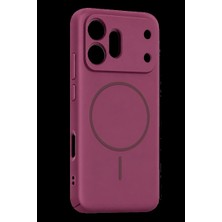 Marsilyan Huawei Honor 600 Pro Mika Pc Magsafe Kapak - Bordo