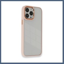 Bezos iPhone 14 Pro Max Uyumlu Kılıf Dora Kapak - Pudra BZS10