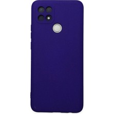 Uryport Oppo A15 Kılıf Nano Içi Kadife Silikon - Mor