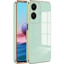 Meks Vivo Y18 Kılıf Volet Silikon - Açık Yeşil