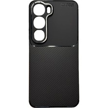 Uryport Vivo Y31 5g Auto Focus Karbon Kapak - Siyah