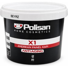 Polisan X1 Amerikan Panel Kapı Boyası 2.5 Lt Beyaz