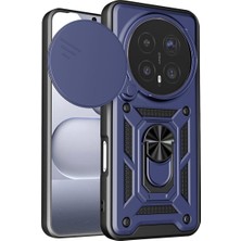 Tr Honor Magic 8 Pro Ile Uyumlu Kaze Tora Kamera Korumalı Sürgülü Yüzüklü Armor Military Tan