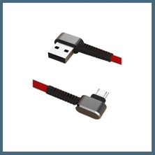 Bezos Konfulon S73 Micro USB Kablo 1m 2.1A - Kırmızı Agc