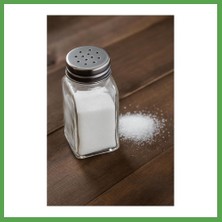 Bezos Cam Tuzluk Biberlik 100 ml Şeffaf Sofra Baharatlık Mgc