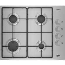Beko BOMD D 6110 EI Beyond Serisi Gazlı Ocaklar 4 Gözlü Inoks Metal Tablalı Güçlü Gaz Emniyeti