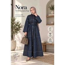 Nora Denim Trenç Elbise