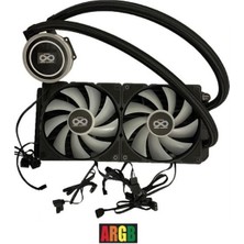 Aztech 240MM Lıquıd Coolıng AZ240-1B Argb Sıvı Soğutmalı AM5-1851P Işlemci Fanı