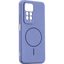 Zenviaa Mey Ithalat®  Redmi Note 11 Pro Mika Pc Magsafe Kapak - Açık Mor ZNV20296545