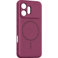 Zenviaa Mey Ithalat® Huawei Honor 600 Mika Pc Magsafe Kapak - Bordo ZNV20296545
