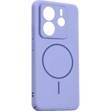 Zenviaa Mey Ithalat®  Redmi Note 14 4g Mika Pc Magsafe Kapak - Açık Mor ZNV20296545