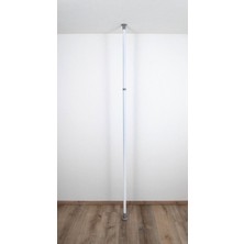 Elarque Teleskopik Askılık Direği 165–300 cm Ayarlanabilir Metal Gövde